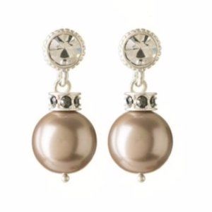 NWT Royal Drop Earrings - Smoky Pea